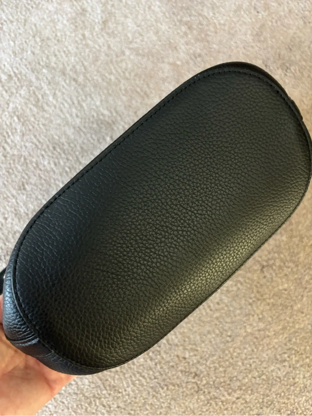 kate spade Black Pebbled Leather Shoulder Bag